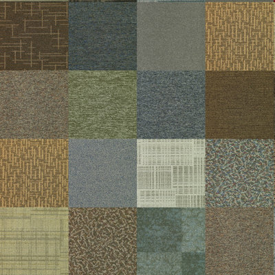 Kaleidoscope 24'' W x 24'' L Level Loop Carpet Tile