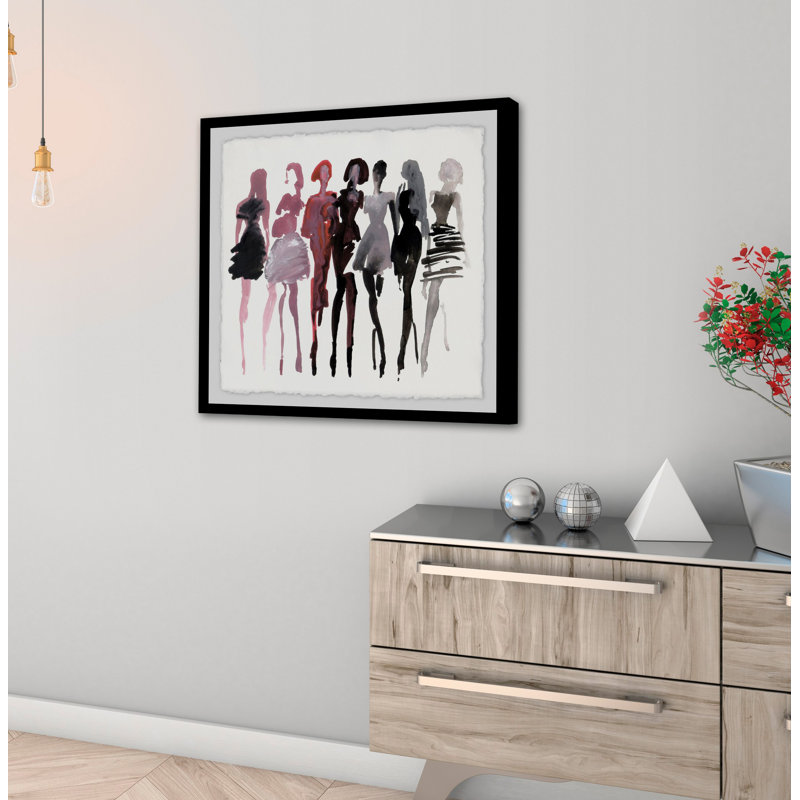 «Deco Chic», reproduction d'art encadrée sur papier, H 12 po x l 12 po