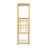 Quintavia Modern Metal Bar Table with Bottle and Stemware Storage-917573660