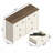 Bhure 6 Drawer 46.1'' W Double Dresser-92900738