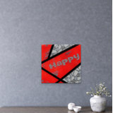 Happy-Red Print by Eddie Bruckner