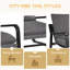 Chaise rembourrée en tissu avec structure en métal-238287084