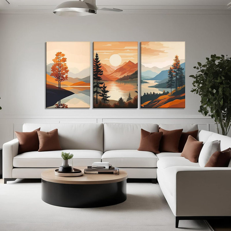 3 Piece Wrapped Canvas Wall Art