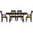 Sarah Solid Wood Top Four Leg Dining Set-16849105-16849112