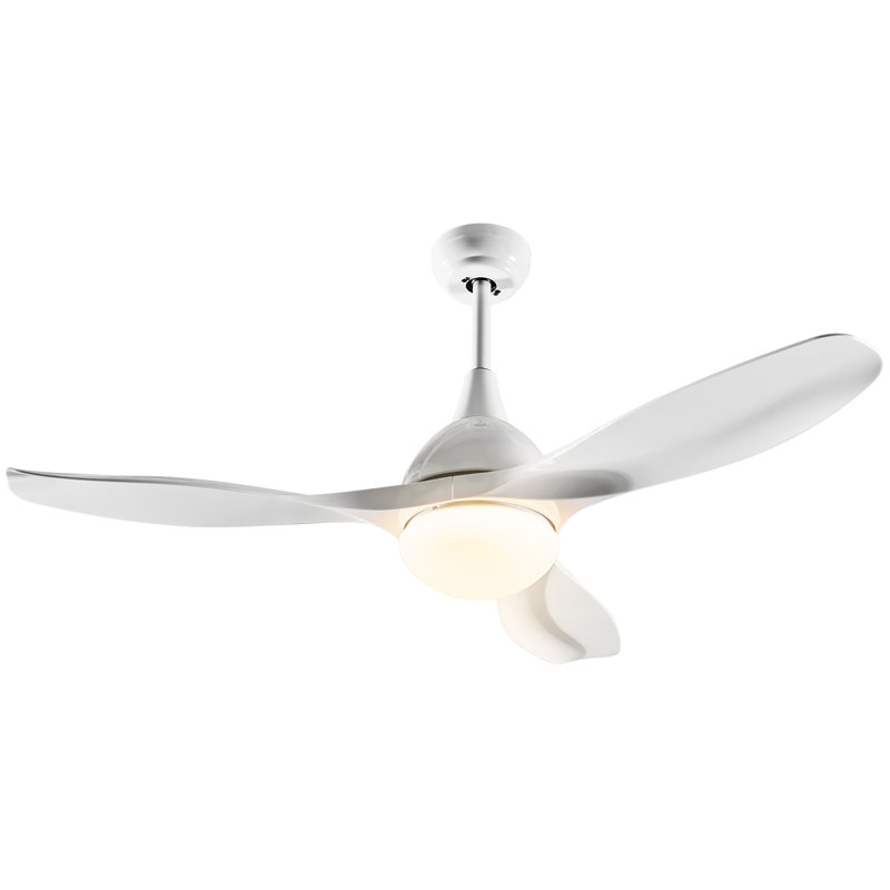 Ventilateur de plafond 48 po à 3 pales avec télécommande 48 po Conklin, Blanc