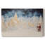 Bonhomme de neige enneigé - Toile tendue avec châssis de qualité supérieure-1214808848