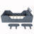 Twin Size Upholstered Platform Bed-401529666