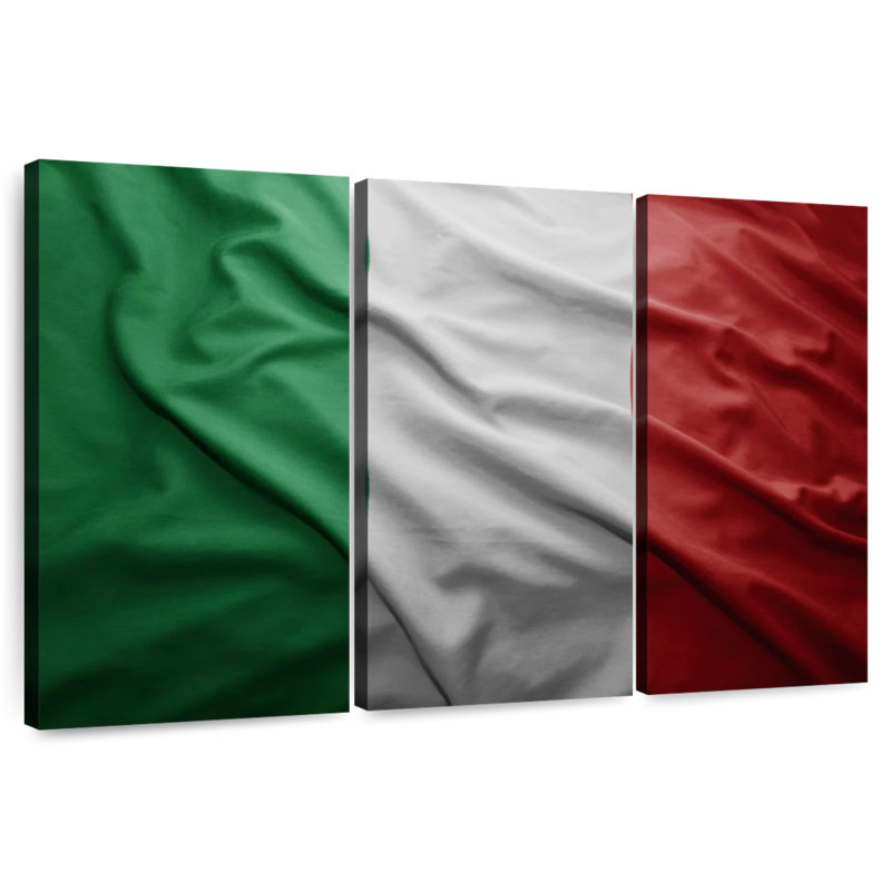 Borges Italian Flag, 24" H x 38" W