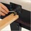 Lit plateforme tapissier touffeté
