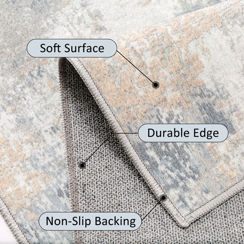 Abstract Area Rug, Rectangle 300 x 400 cm