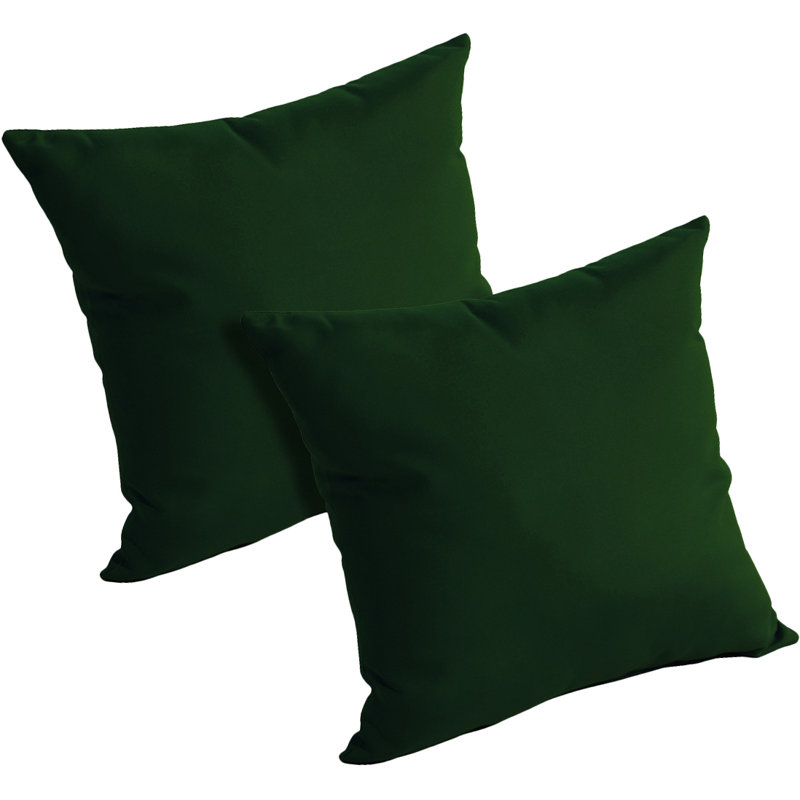 Coussin décoratif extérieur, Vert forêt