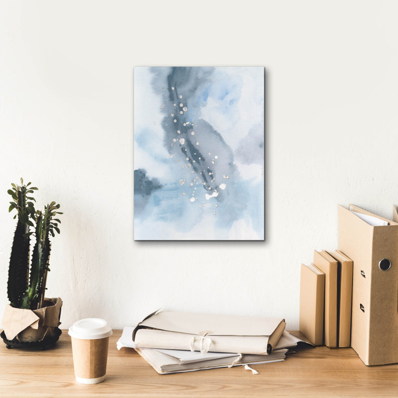  'Slate Plume 2' by June Erica Vess Canvas Wall Art, 12" x 16", 16" H x 12" W