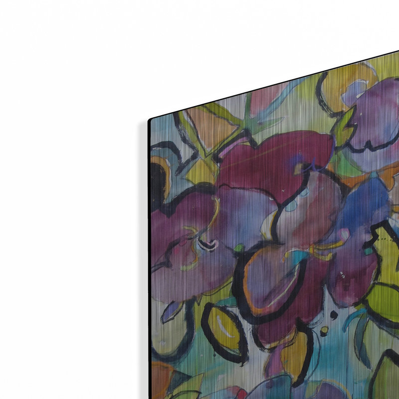 Art mural «Winter Purple» par Emily Weil, H 16 po x l 12 po