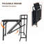 Ensemble de bistro 3 pièces, ensemble de table de patio pliable et chaises, ensemble de mobilier d'extérieur