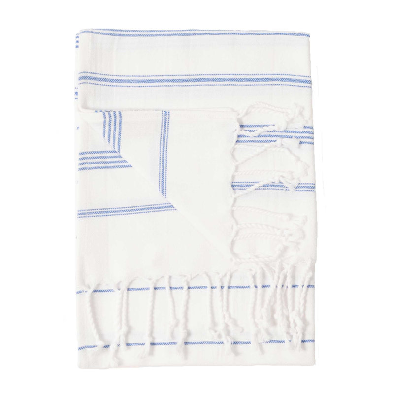 Essuie-mains en coton pur Cesare, blanc