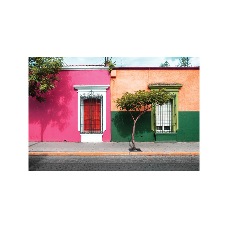 Mexican Colorful Facades by Philippe Hugonnard - Wrapped Canvas Print, 66.04 cm H x 45.72 cm W x 1.91 cm D