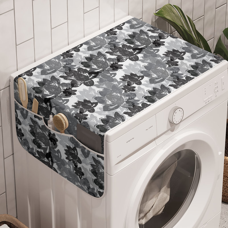 Ensemble de 2 bacs à linge 47 po x 18,5 po gris anthracite et blanc East Urban Home