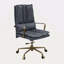 Chaise de bureau en cuir