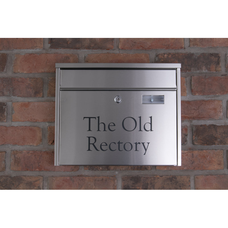 Limewood Steel Wall Mounted Post Box, Yes
