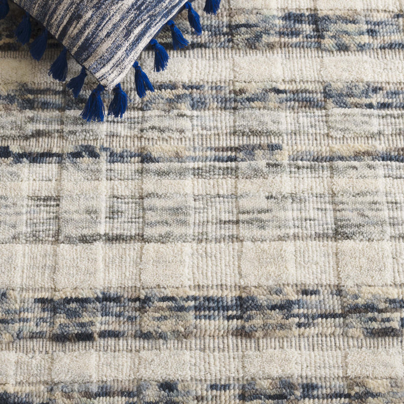 Element 501 Area Rug In Navy / Ivory, Rectangle 5' x 8'