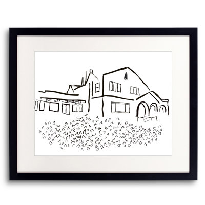 " Craftsman House In Black And White " by Deborah Blum