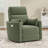 36.6" Wide Corduroy Power Lift Recliner Chair with Swivel -877352145
