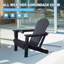 Chaise Adirondack, chaises d'extérieur pliantes avec porte-gobelet-908250773