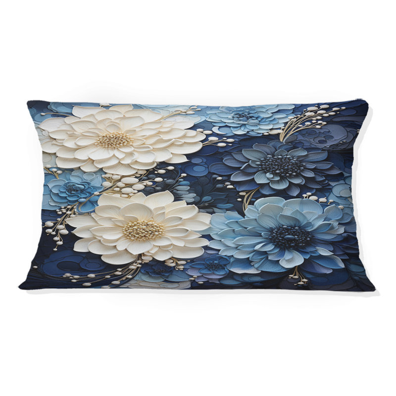 Coussin décoratif à encre liquide I - Abstract Spirals
