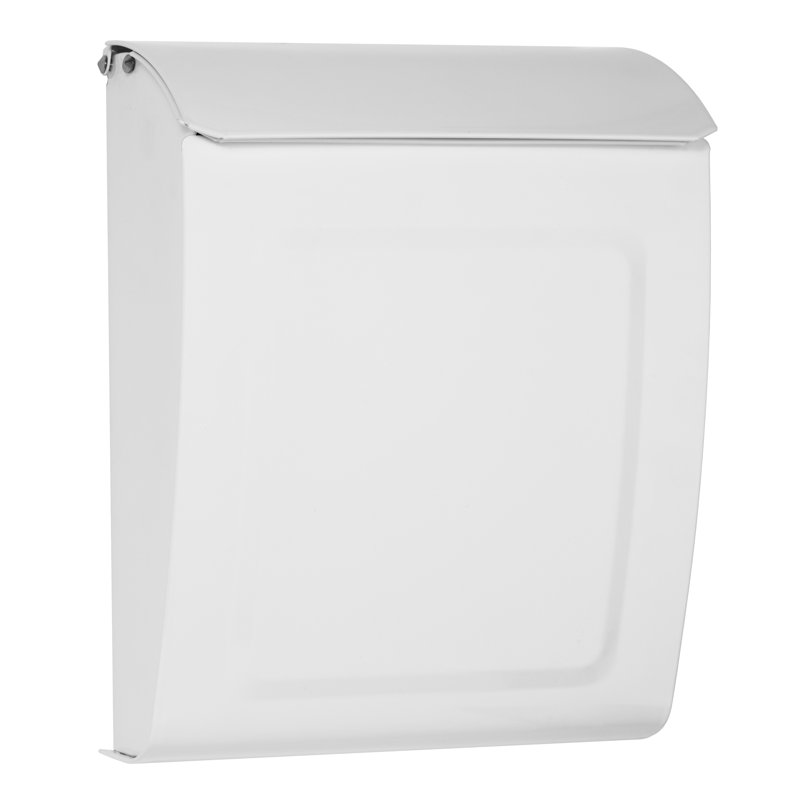 Boîte aux lettres murale verrouillable Aspen, Blanc