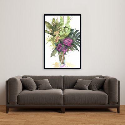 «Tropical Flower Assemblage» sur toile