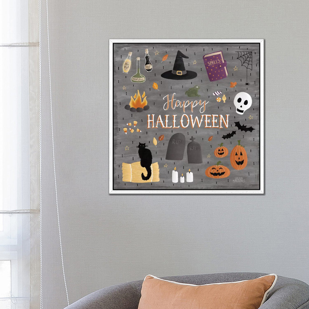 Haunted Halloween II von Laura Marshall - Galerie-Giclée auf Leinwand