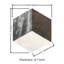 Pierre naturelle hexagonale - blanc, noir et gris, 12 pièces / boîte, convient au plancher et au mur dans différents espaces, carreaux de marbre d'une largeur de 9,68 po, surfaces variées idéales-121046205