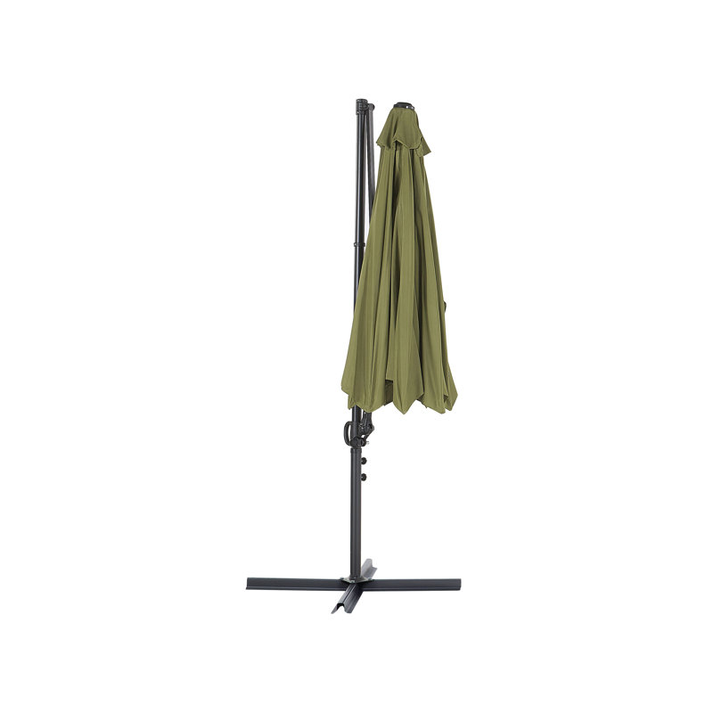 Andries 295cm Cantilever Parasol, Green