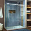 Porte de douche coulissante simple sans cadre 48,375 po x 76 po Enigma Air avec technologie Clearmax ™-20961253