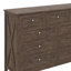 Commode de rangement rustique en bois avec 9 tiroirs et poignées argentées-723416516