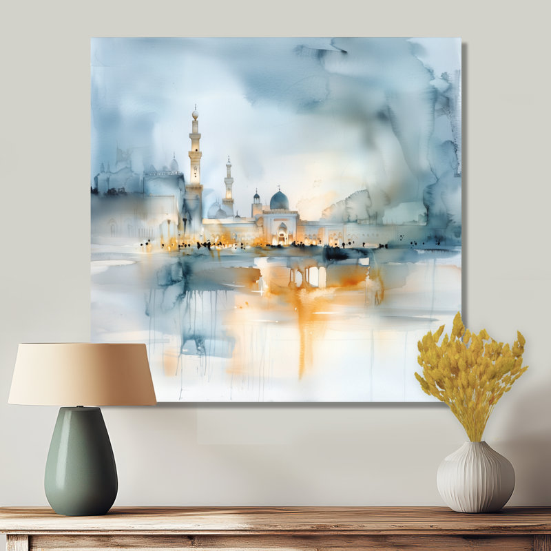 Art médina, impression sur paysage, Toile tendue, Does Not Apply, H 16 po x l 16 po