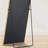 65×21 Inch Full-Length Mirror, Thin Aluminum Alloy Frame With Stand, Can Be Hung Upright Or Against The Wall, Floor-Standing Style For Bedroom/Walk-In Closet, Gold Color,Rectangle-604216534