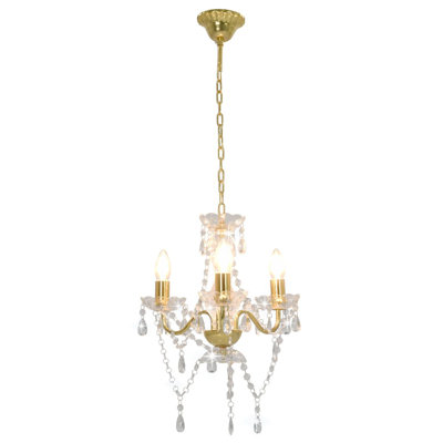 Lebec 3 - Light Crystal LED Chandelier