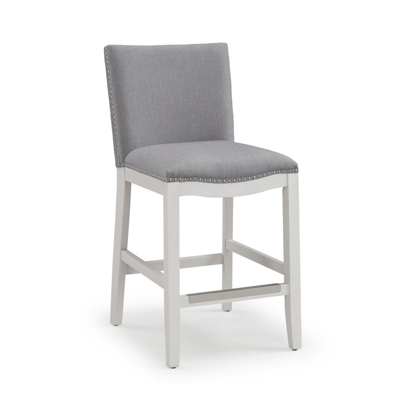 Tabouret de comptoir 25 po Delrosario, Gris