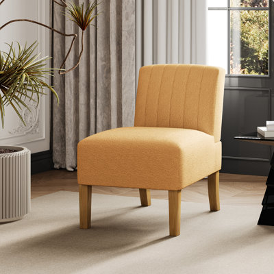 Fauteuil d'appoint sans accoudoirs pour le salon