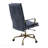 Gray Leather Office Chair