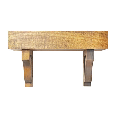 Poplar Floating Shelves W/Corbels