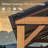 Wood Grain Aluminum Patio Carport Gazebo-90730018