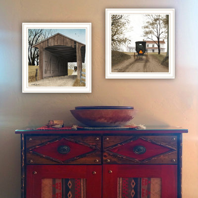 2- Piece Miller's Creek Bridge Framed Wall Art