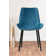 Alezzo Modern High Gloss Extendable Dining Table Set with 6 Luxury Velvet Dining Chairs