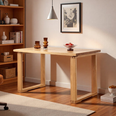 Modern Minimalist Ash Wood Multi-functional Desk