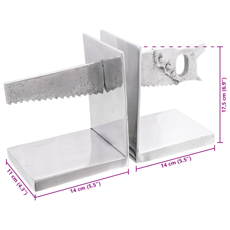 Aluminum Bookends