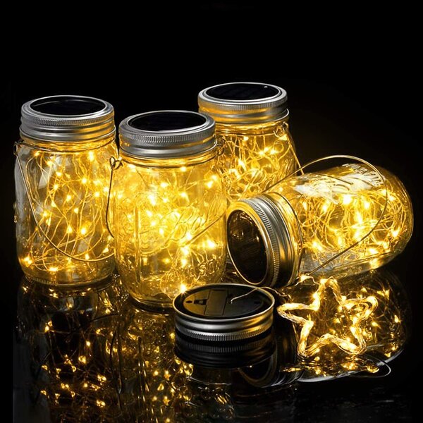 12 Jumbo Golden Harvest 28oz. Drinking Glasses Jars W/ Handles