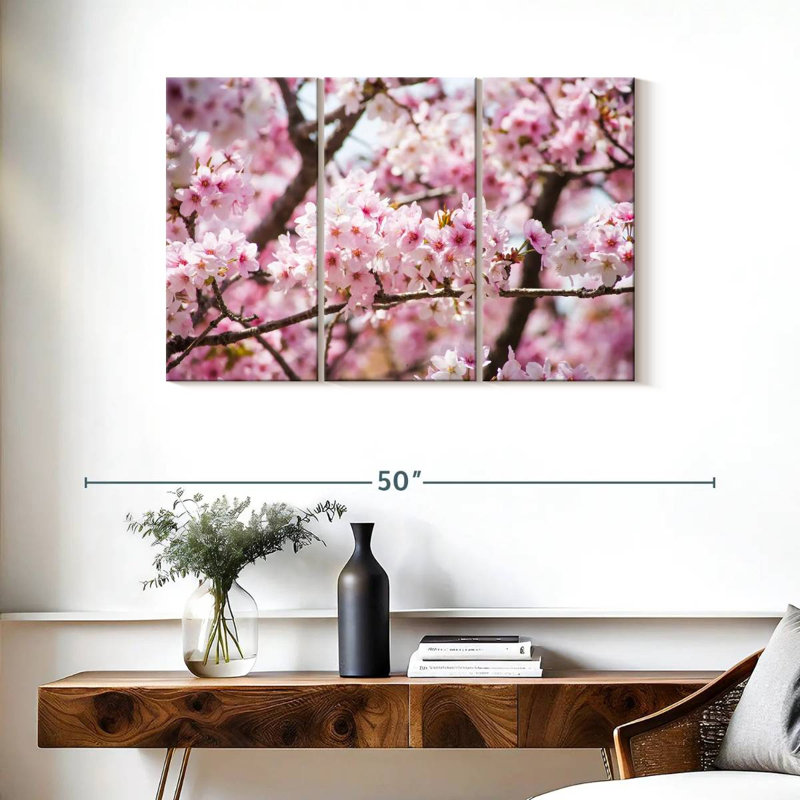 Fleurs de cerisier Harnek Hokkaido, H 24 po x l 38 po