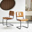 Ensemble de chaises de salle à manger de style simple et moderne avec tuyaux-87897272-117043134